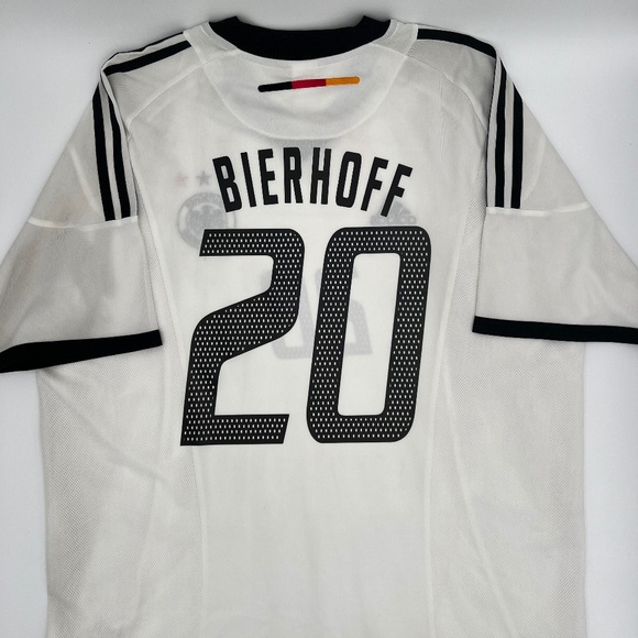 Bierhoff #20 Germany 2002/2003 Home ORIGINAL Adidas VTG Rare Soccer Jersey (XL)